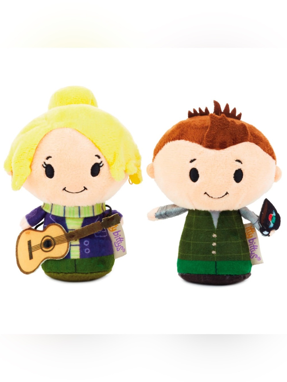 Hallmark “Itty Bitty’s” Friends Phoebe & Chandler mini plush set
